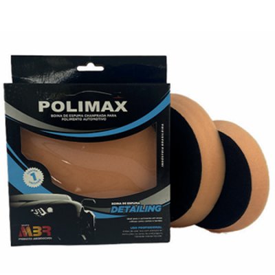 Boina de espuma chanfrada laranja - Corte - Polimax detailing