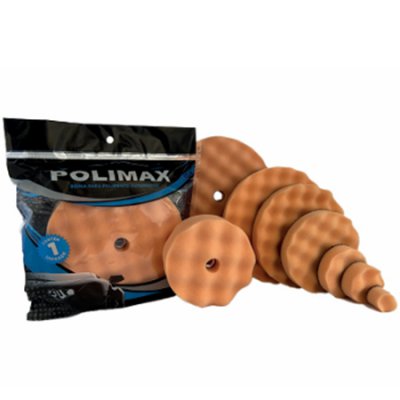 Boina de espuma laranja (corte) Polimax