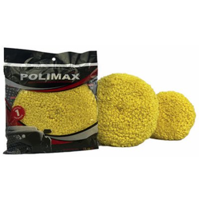 Boina dupla face de lã amarela macia Polimax